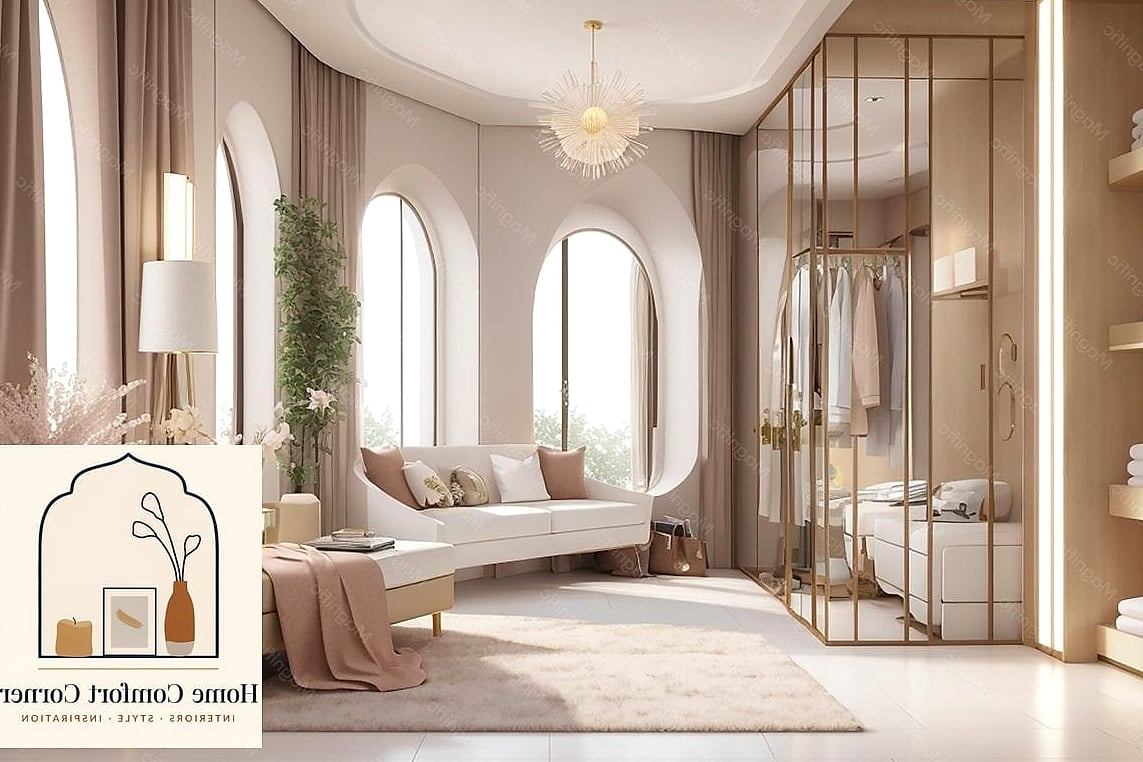 30 Dressing Room Ideas Tips From Top Interior Designers 27 Use a Soft, Textured Rug
