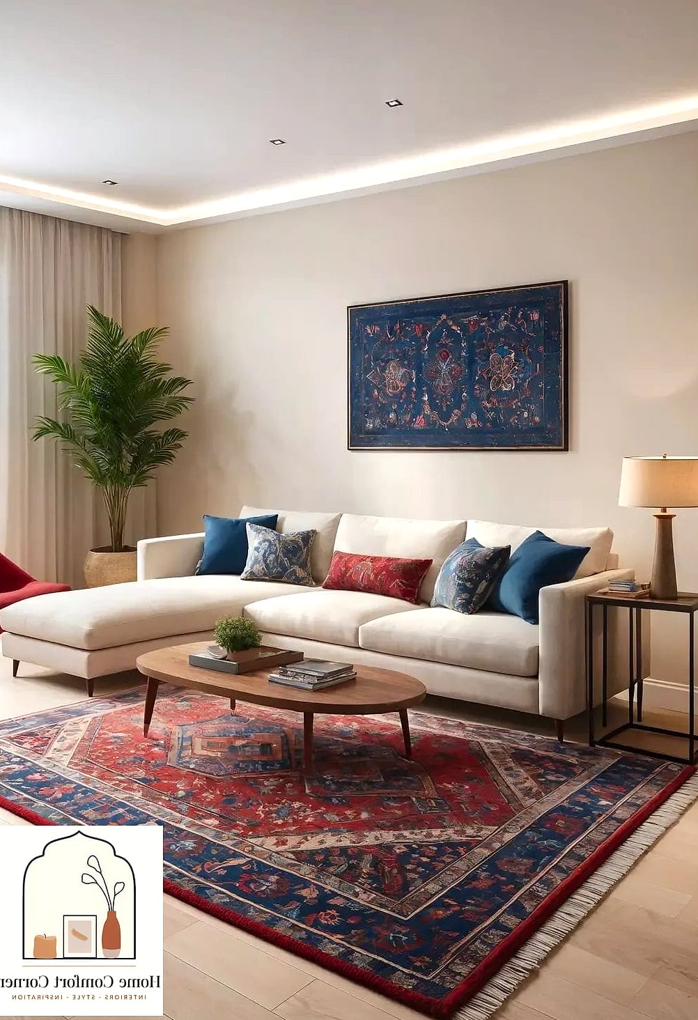 Use a Statement Rug as the Color Inspiration