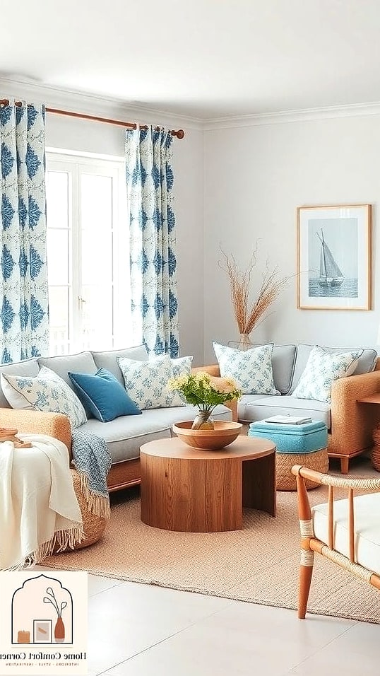 17 Beachy Room Decor Ideas That Work in Any Size Home 4 Use Striped Textiles Sparingly