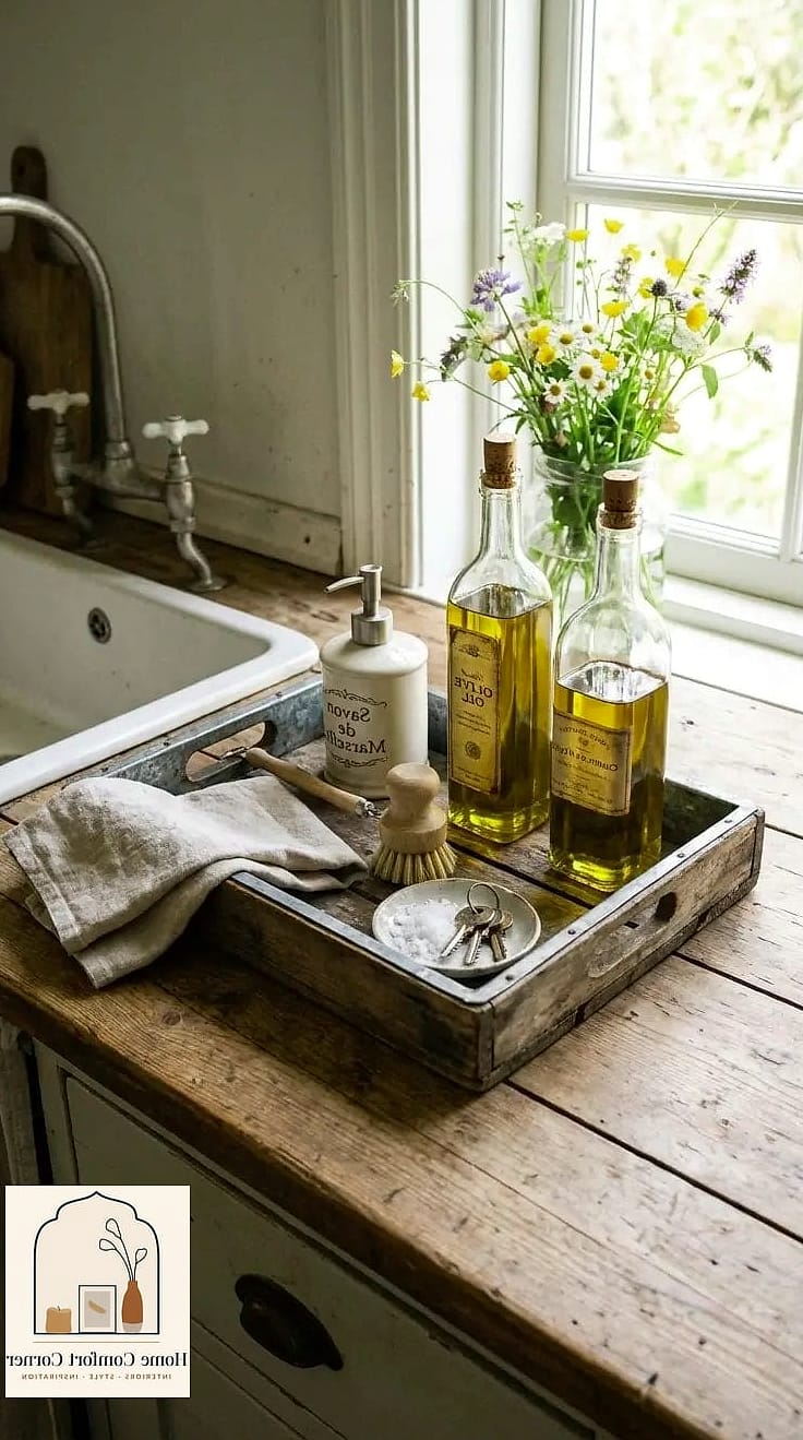 Use Trays to Corral Coffee Table Items