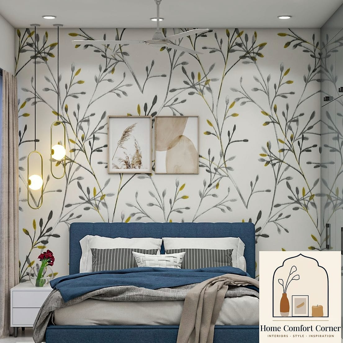 25 Room Decor Tips From Top Interior Designers 22 Use Wallpaper in a Small, High-Impact Space