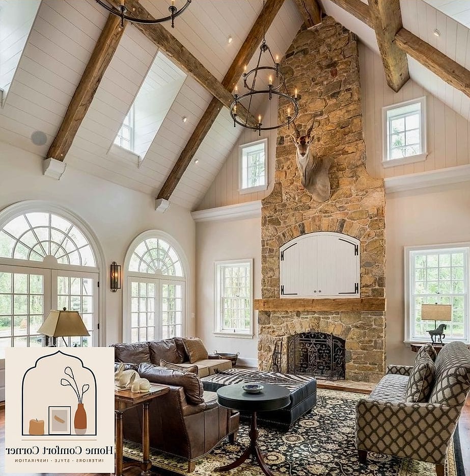Vaulted Ceiling Accent Paint