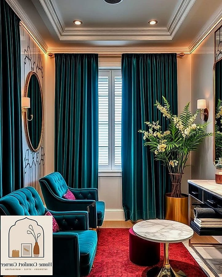 Velvet Accent Chair