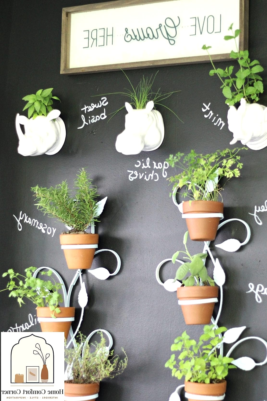 Vertical Herb Garden Shelf