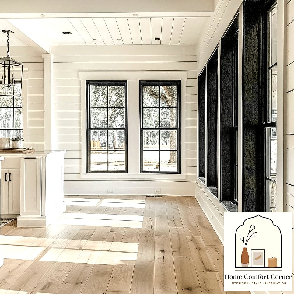 Vertical Shiplap in a Powder Room