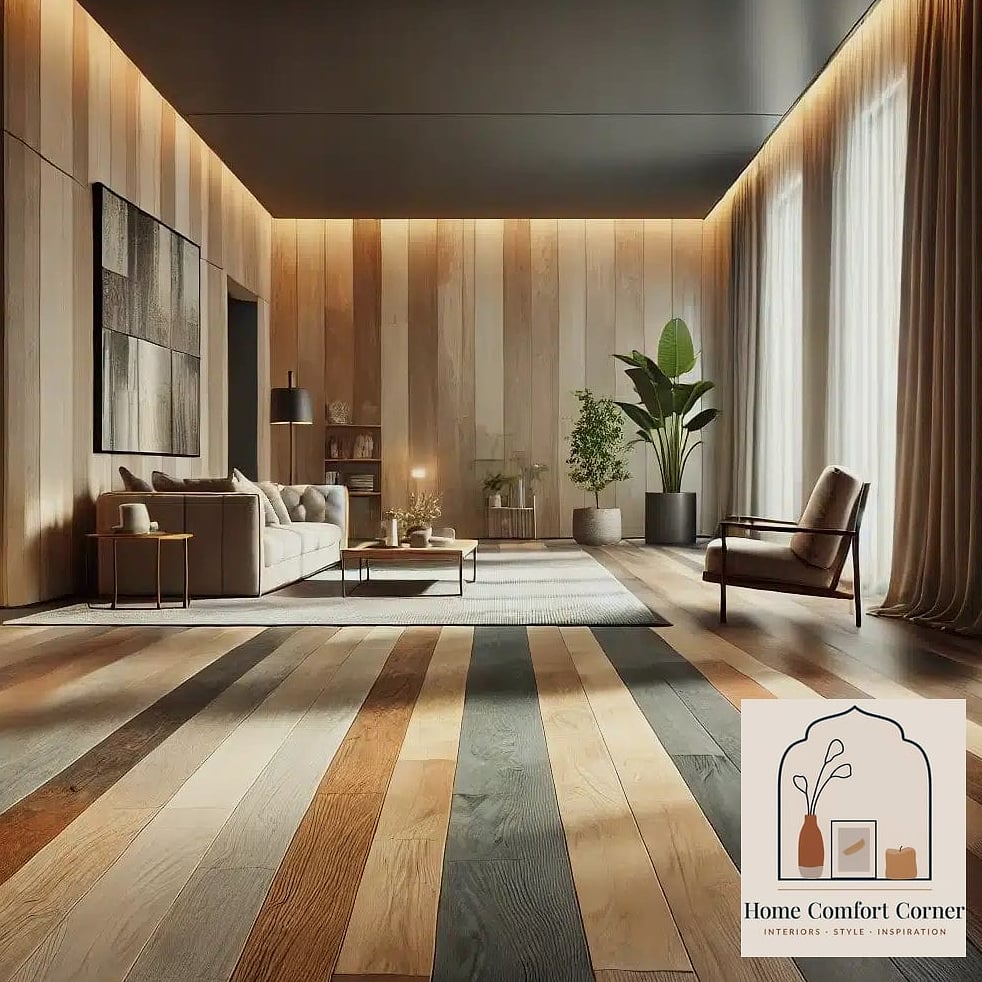9 Pisos Interiores Designs You Need to See Right Now 8 Vertical Wood-Look Tile for Accent Walls and Transitions