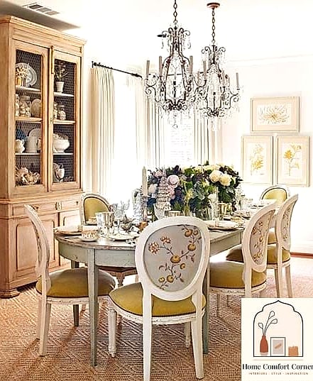 Vintage Botanical China Displays
