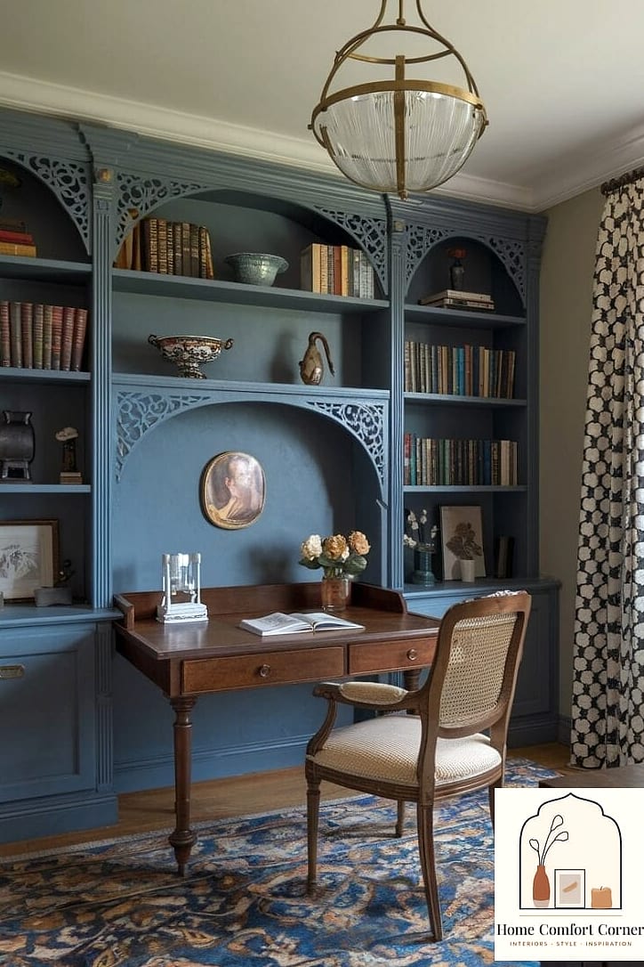 A Vintage Desk as the Centerpiece