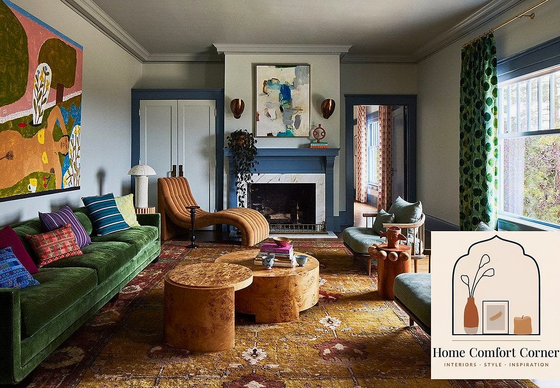 Vintage Eclectic Living Room