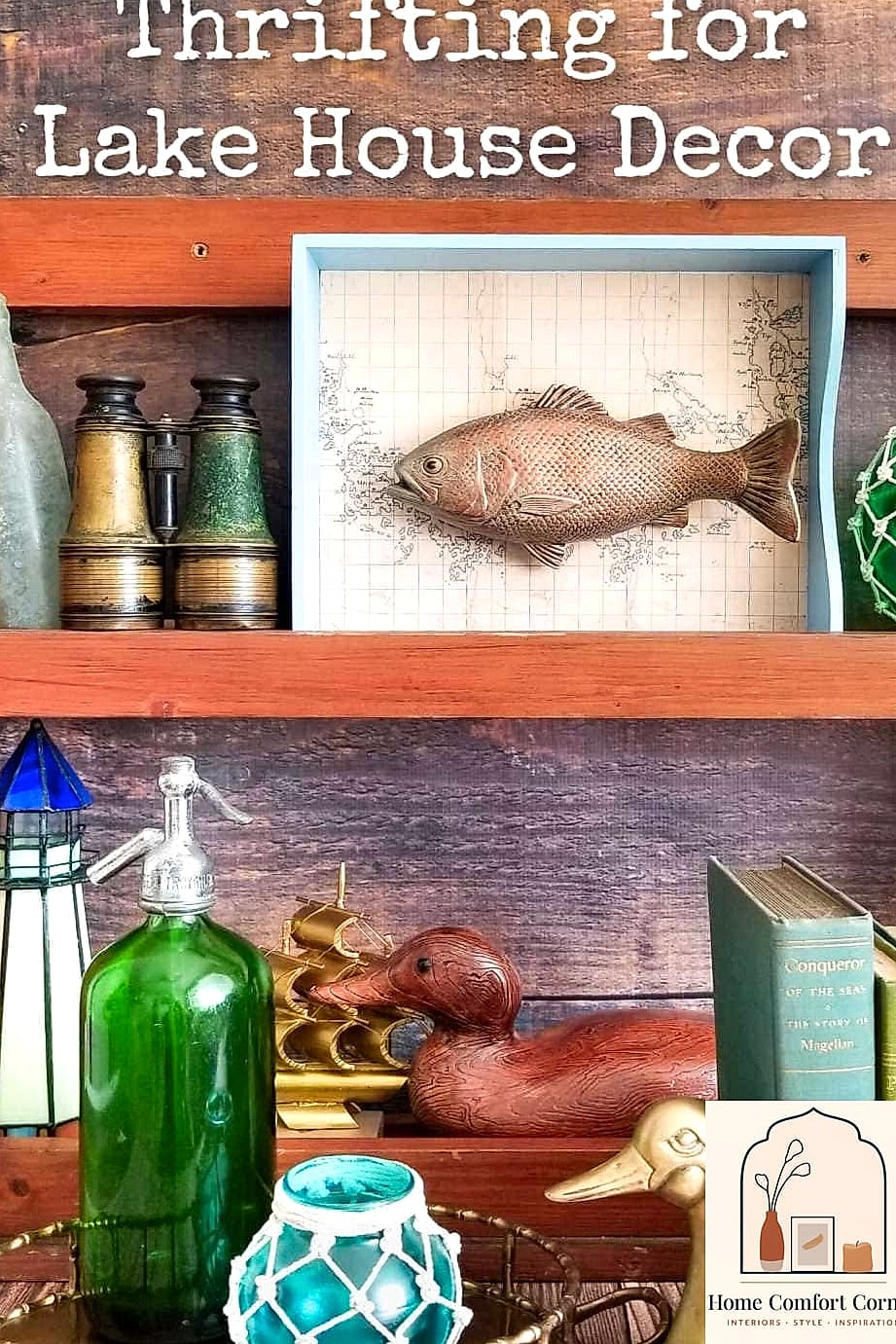 Vintage Fishing Creels Repurposed as Wall Storage