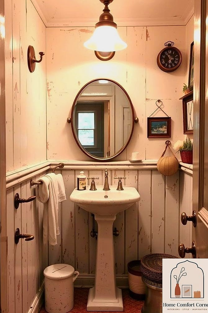 Vintage-Inspired Mirror