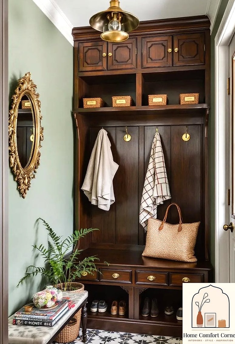 16 Mudroom Decor Photos That Will Inspire Your Next Project 4 Vintage-Inspired Hook Rail