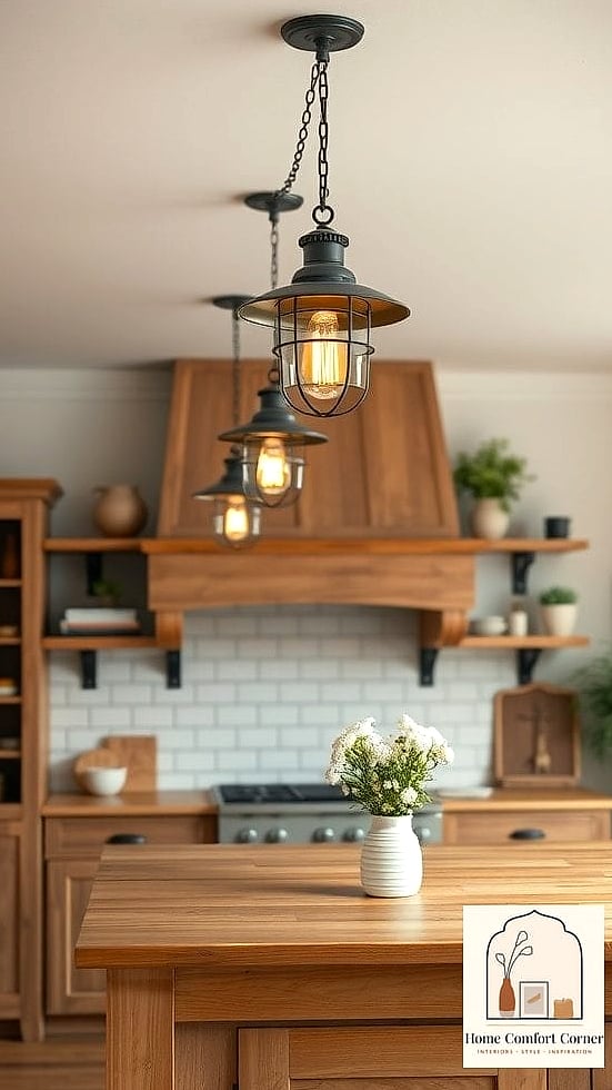 14 Beautiful Vintage Farmhouse Decor Inspiration Photos Worth Saving 12 Vintage-Inspired Pendant Lighting