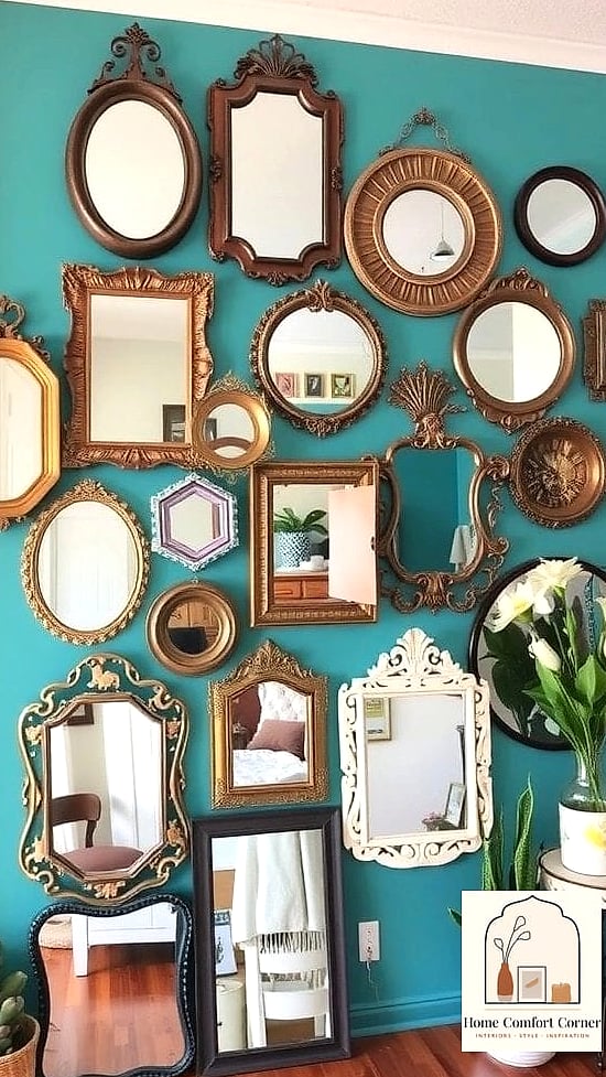 Vintage Mirrors as Statement Pieces
