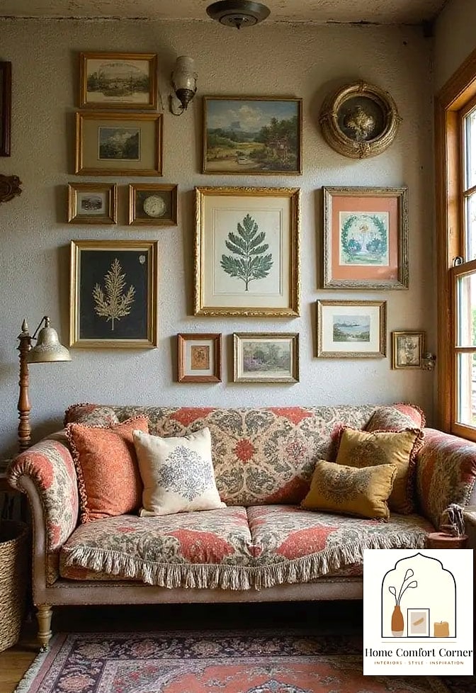 Vintage or Secondhand Furniture Mixed With New Pieces