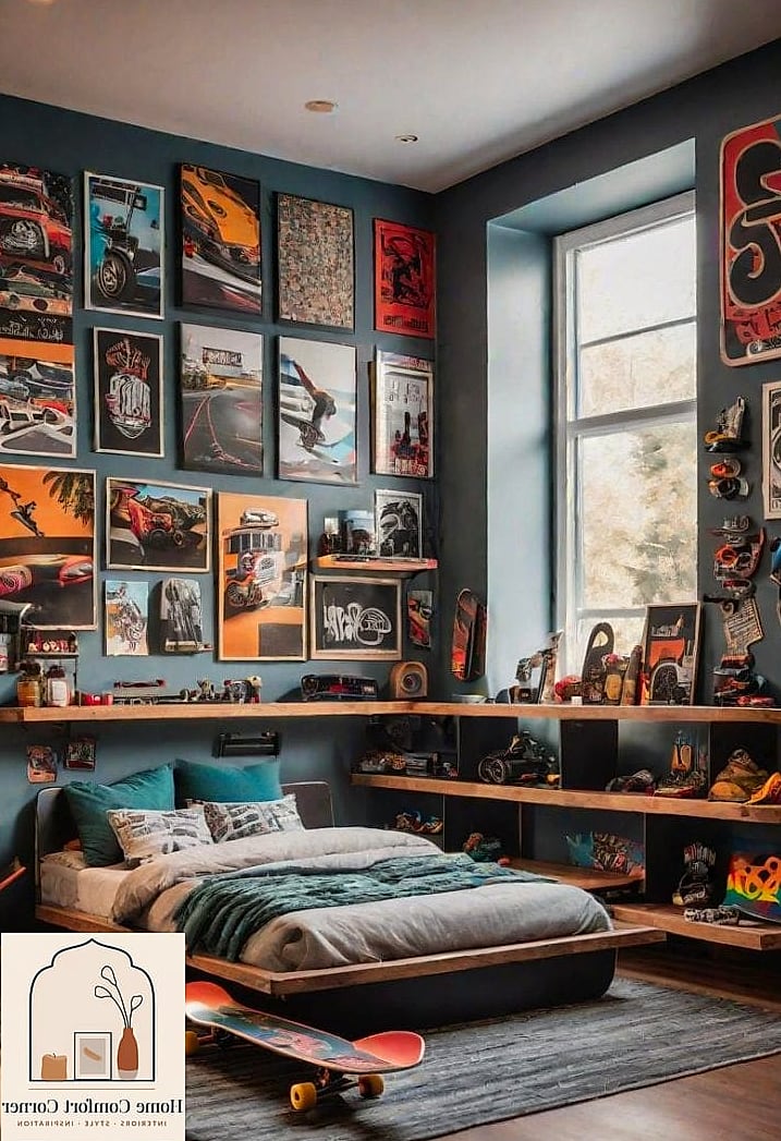 Vintage Skate and Music Culture Room
