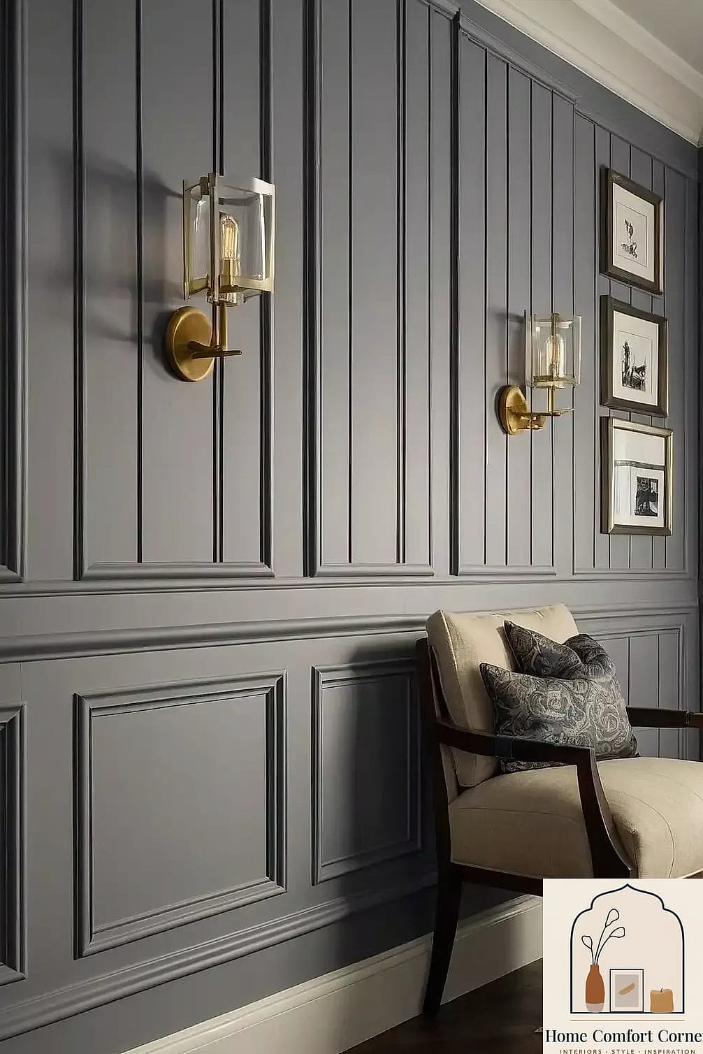 17 Classic Interior Design Ideas That Are Trending on Pinterest 4 Wainscoting with a Modern Twist