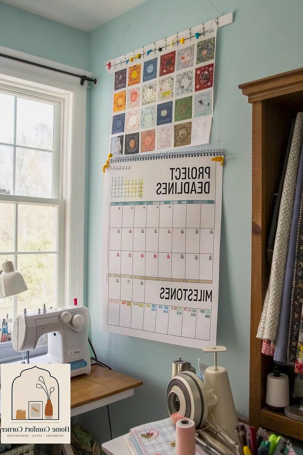A Wall Calendar or Project Planner