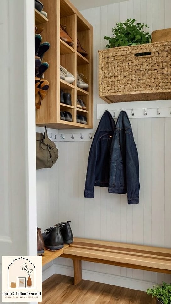 Wall-Mounted Shoe Rack