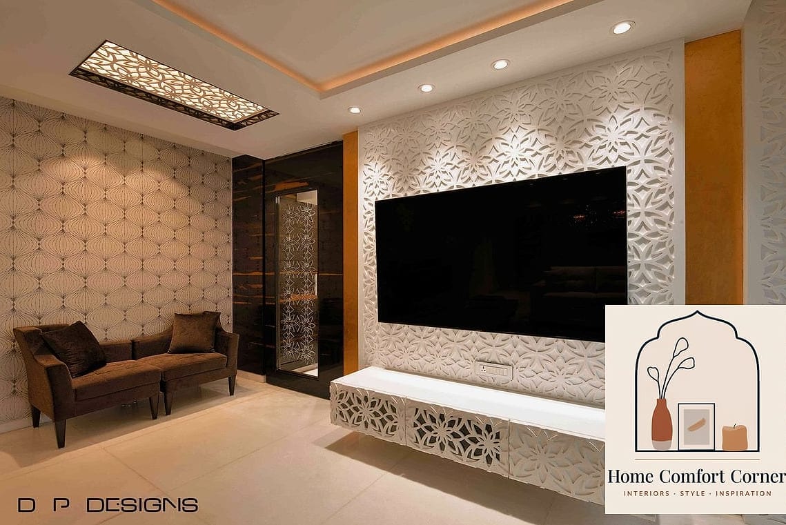 Wall-Mounted Coat Hooks with a Console Table Below