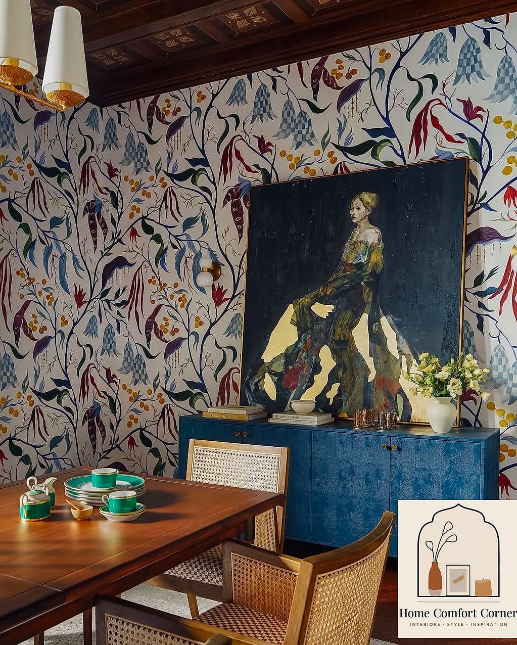 Wallpaper With a Bold Pattern or Print