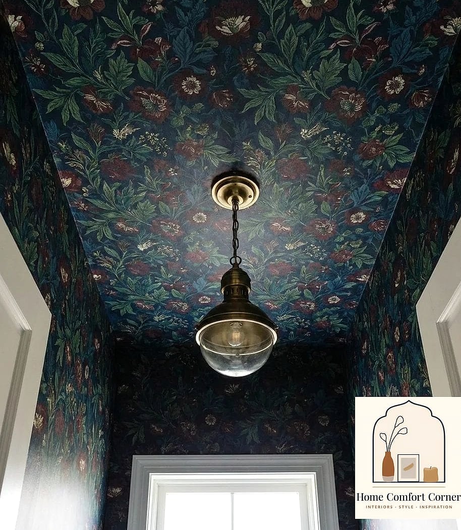 Wallpaper the Ceiling Instead of the Walls