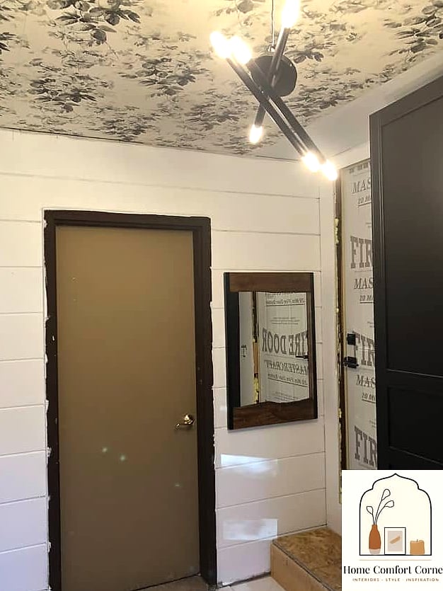 Wallpapered Ceiling or Accent Wall