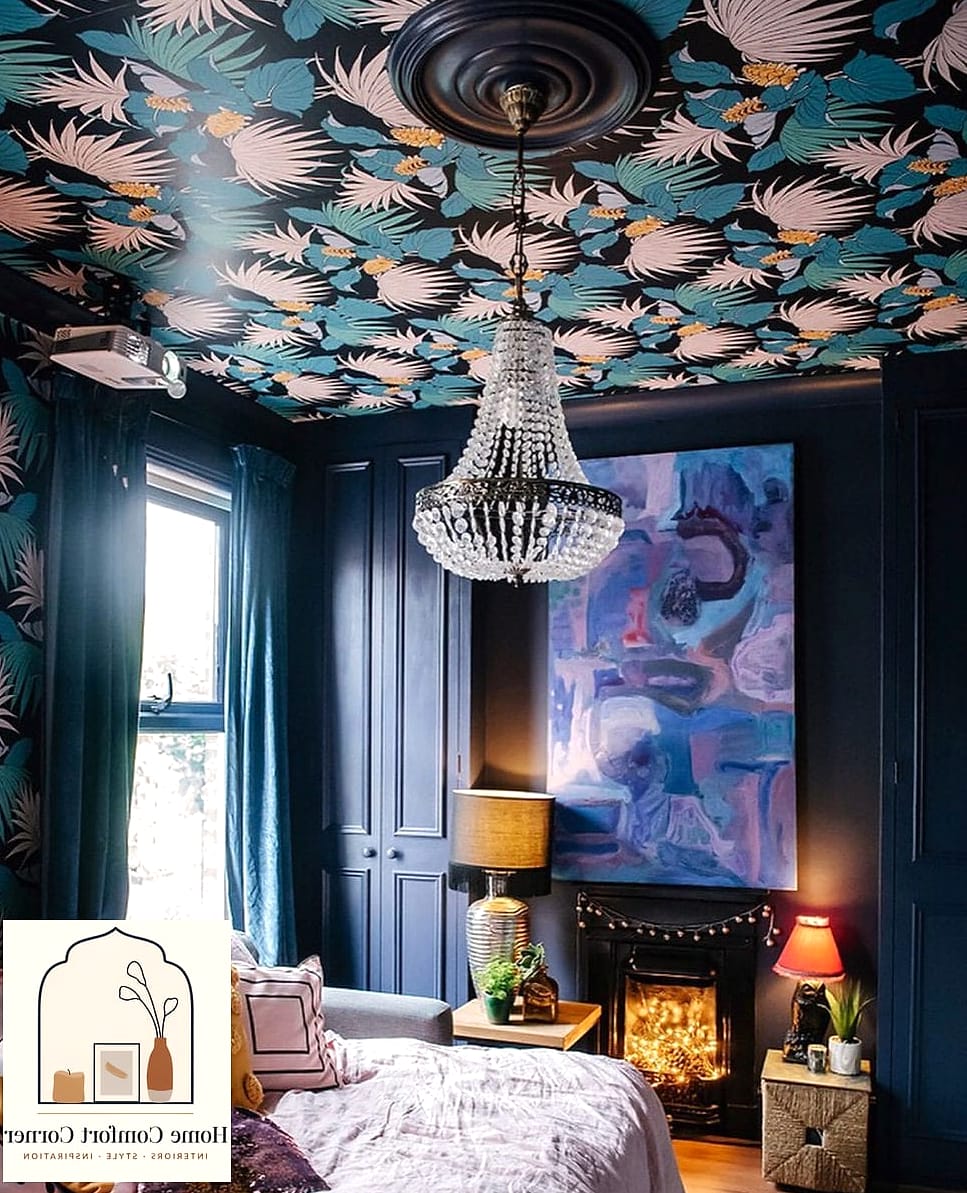 Wallpapered Ceilings
