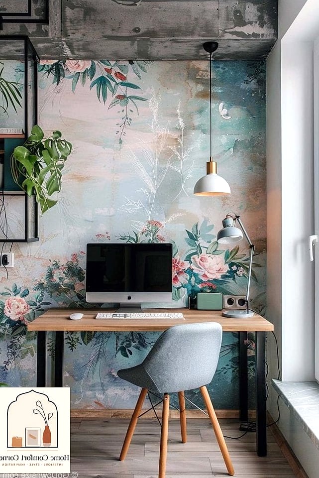 Wallpaper on Just One Wall or Even the Ceiling