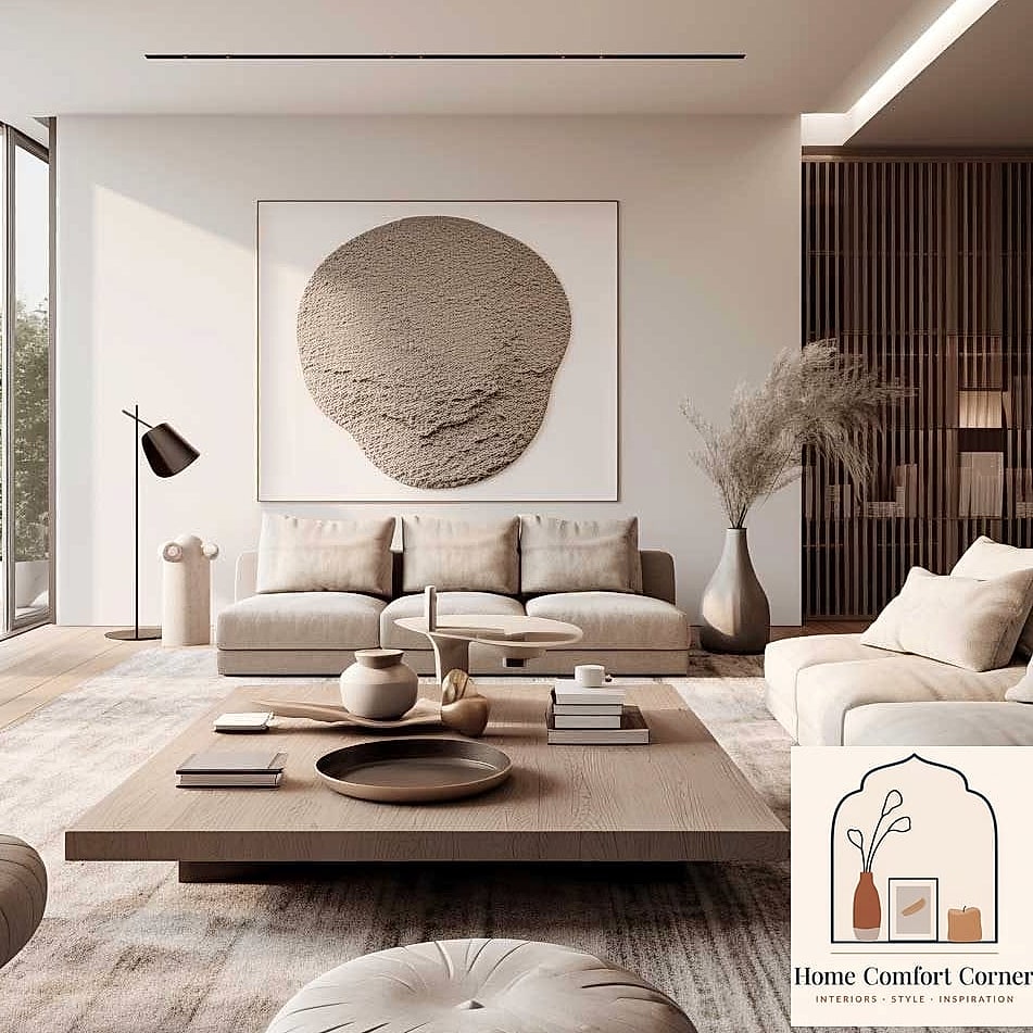 Warm Minimalism Over Stark White