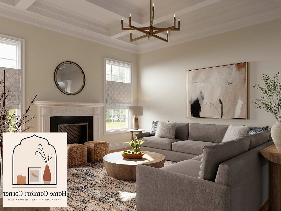 15 Interior Design Mood Board Makeovers That Look Incredibly Expensive 2 Warm Neutral Layered Living Room
