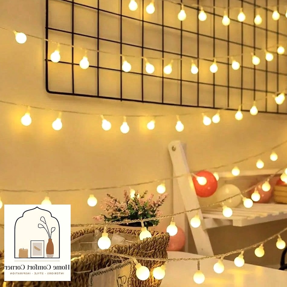 Warm String Lights for Ambient Lighting