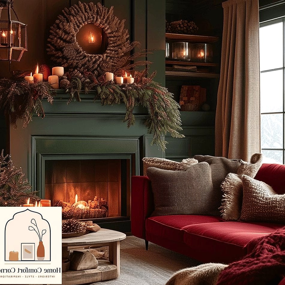 Warm Traditional Home Office