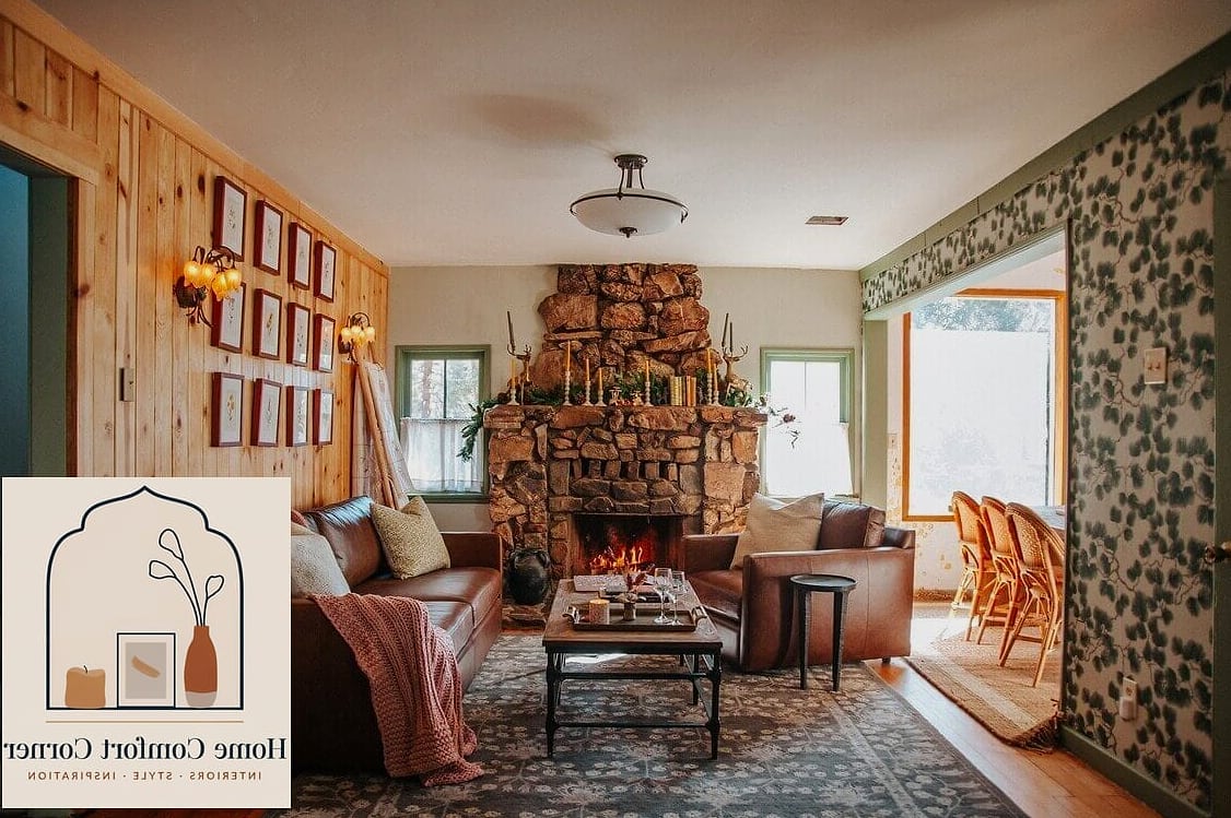 Warm Wood Ceiling Beams