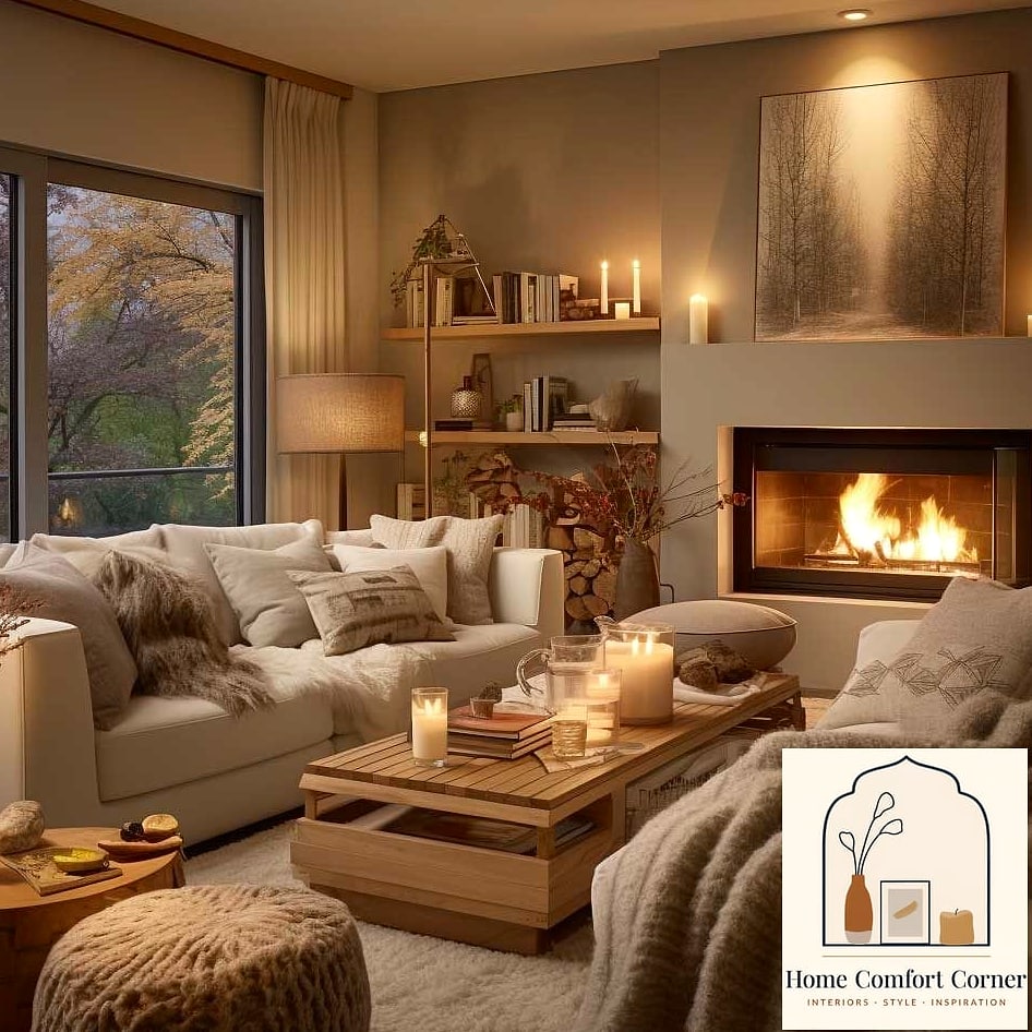 Warm Wood Tones Mixed With Black Fixtures