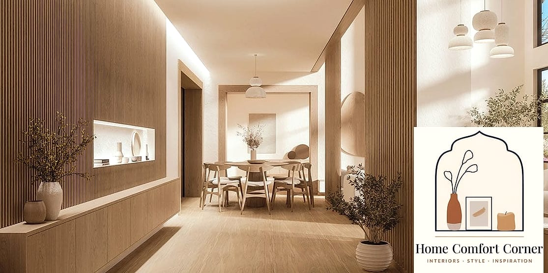 Warm Wood Tones Mixed with Cool Metals