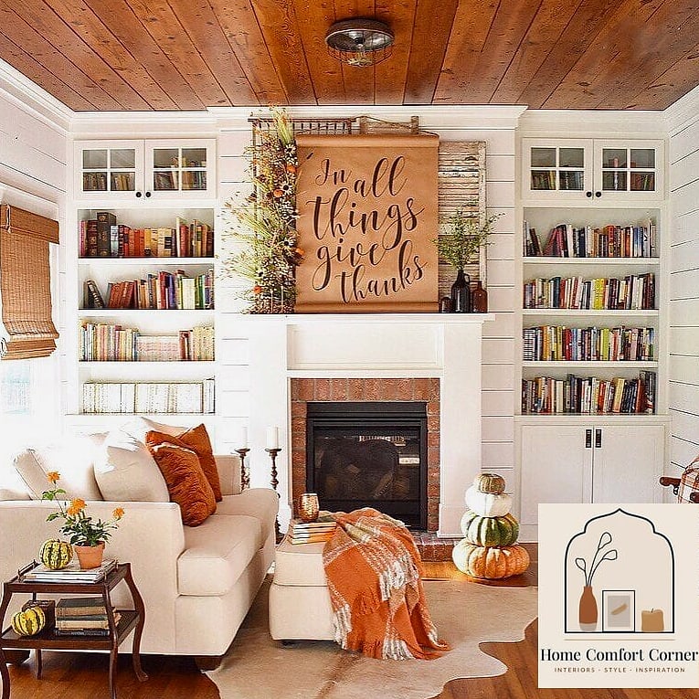 Warm Wood Tone Furniture Accents