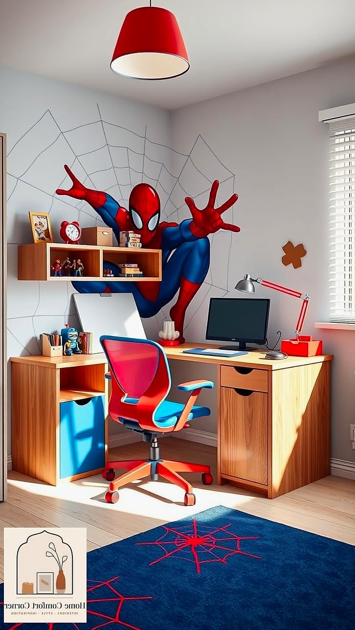 A Web-Shooter Reading Nook