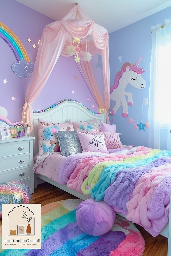Whimsical Unicorn and Fantasy Corner