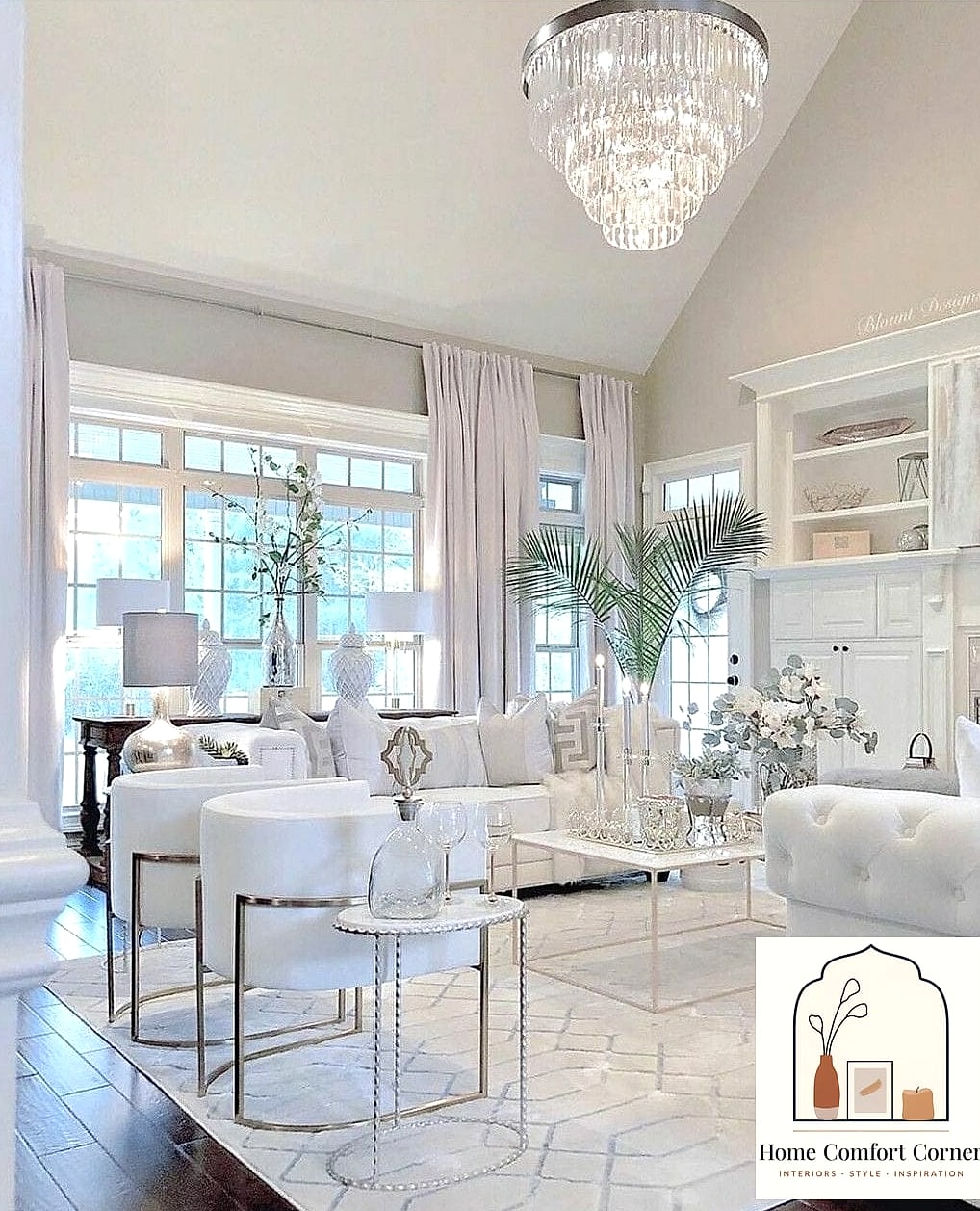 19 White Room Decor Ideas That Will Transform Your Space 10 White Statement Lighting