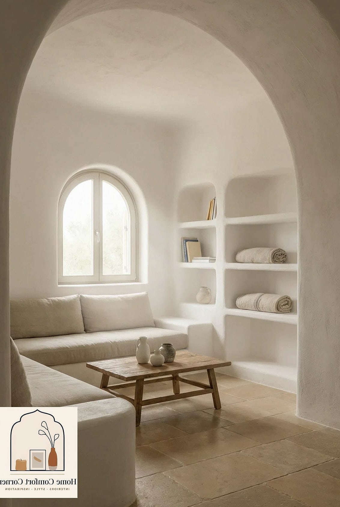 Whitewashed Plaster Walls