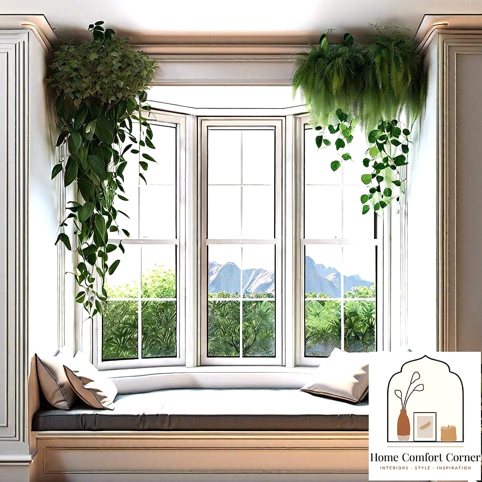 A Window Seat Doubling as a Potting Bench