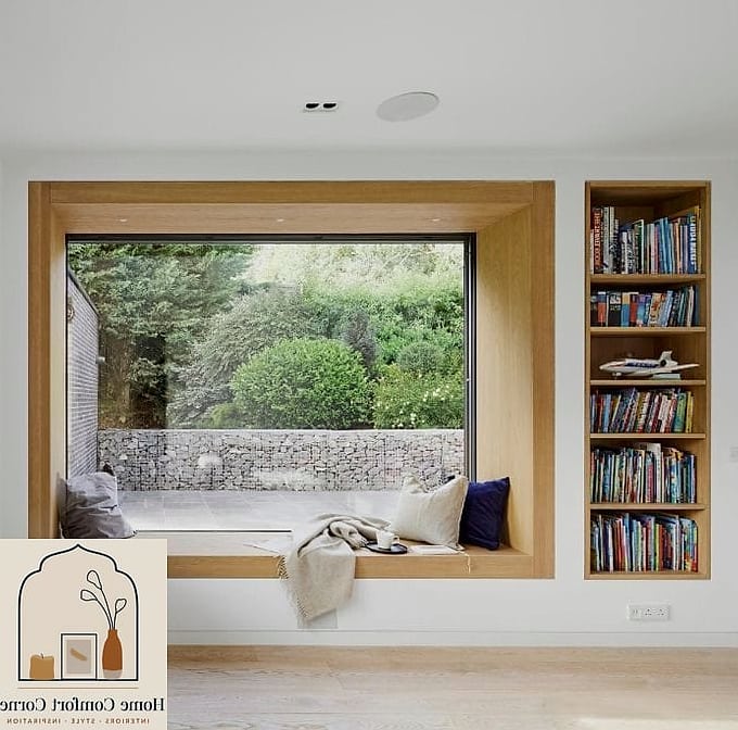 A Window Seat With Hidden Storage