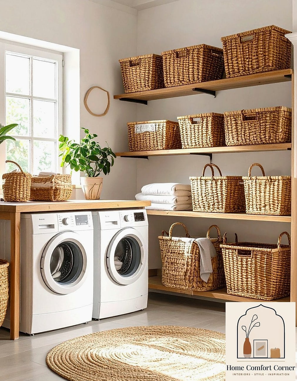 Wire and Wicker Baskets for Texture