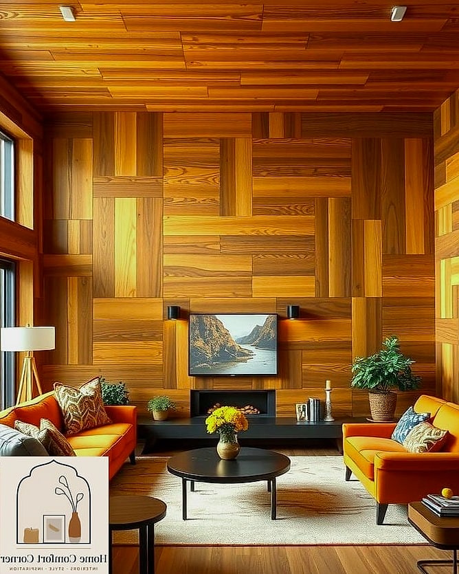 Wood Paneled Accent Walls (Modernized)