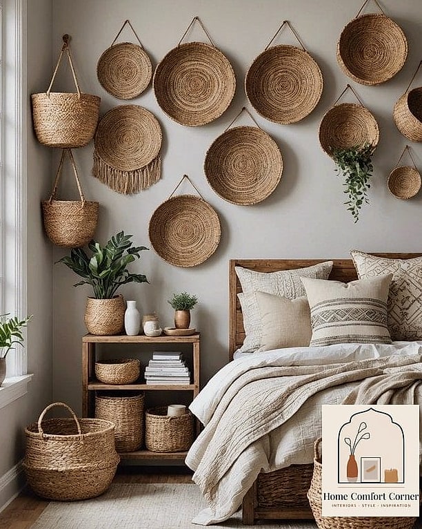 25 Cute Room Decor Ideas Diy Ideas That Work in Any Size Home 9 Woven Baskets for Stylish Storage