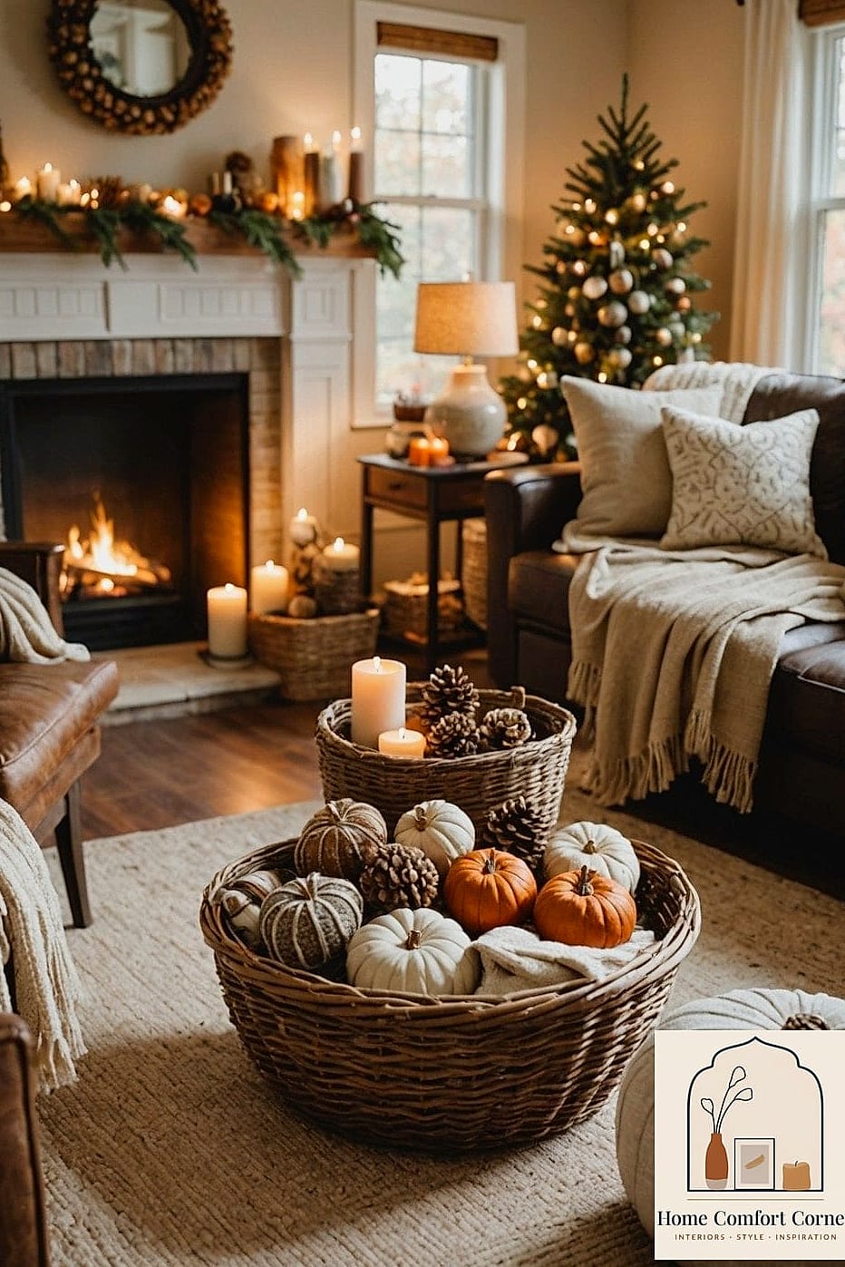 Woven Baskets for Cozy Storage