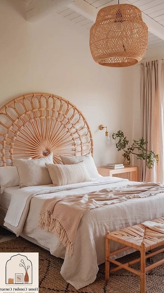 Woven Headboards for Understated Texture
