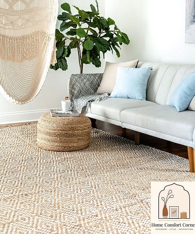 Woven Jute or Sisal Area Rug