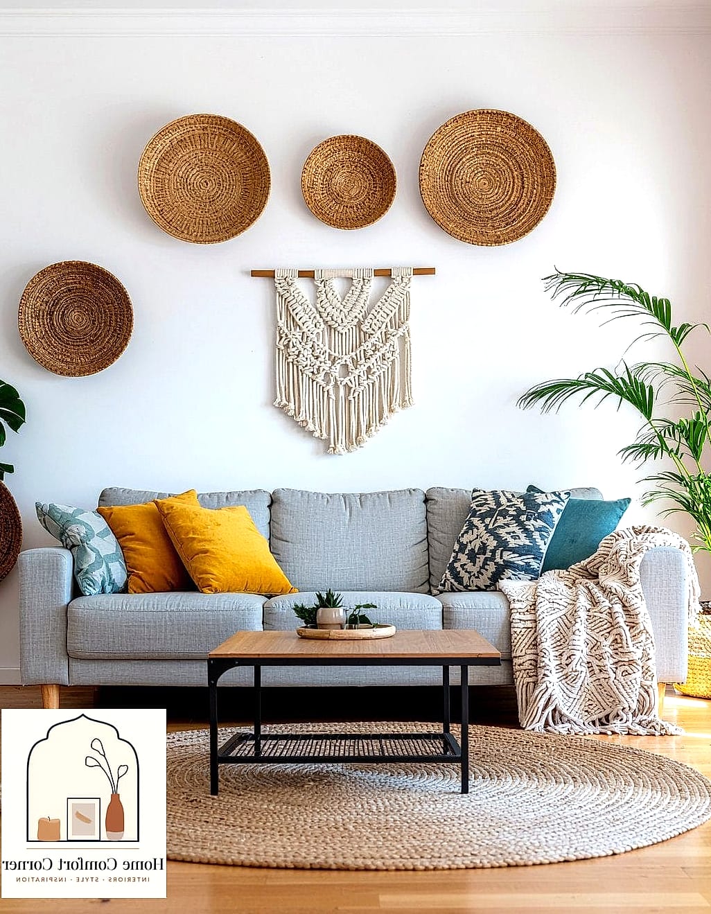Woven Wall Baskets as Sculptural Art